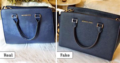 real mk vs fake|3 Ways to Spot a Fake Michael Kors Bag .